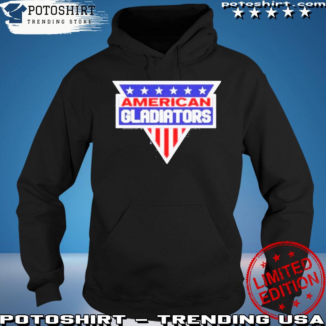 Product mikeohearn merch titan American gladiator s hoodie