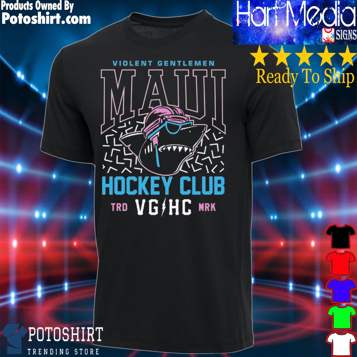 Violent Gentlemen Maui Hockey Club TRD VG HC MRK Shirt, hoodie, sweater,  long sleeve and tank top