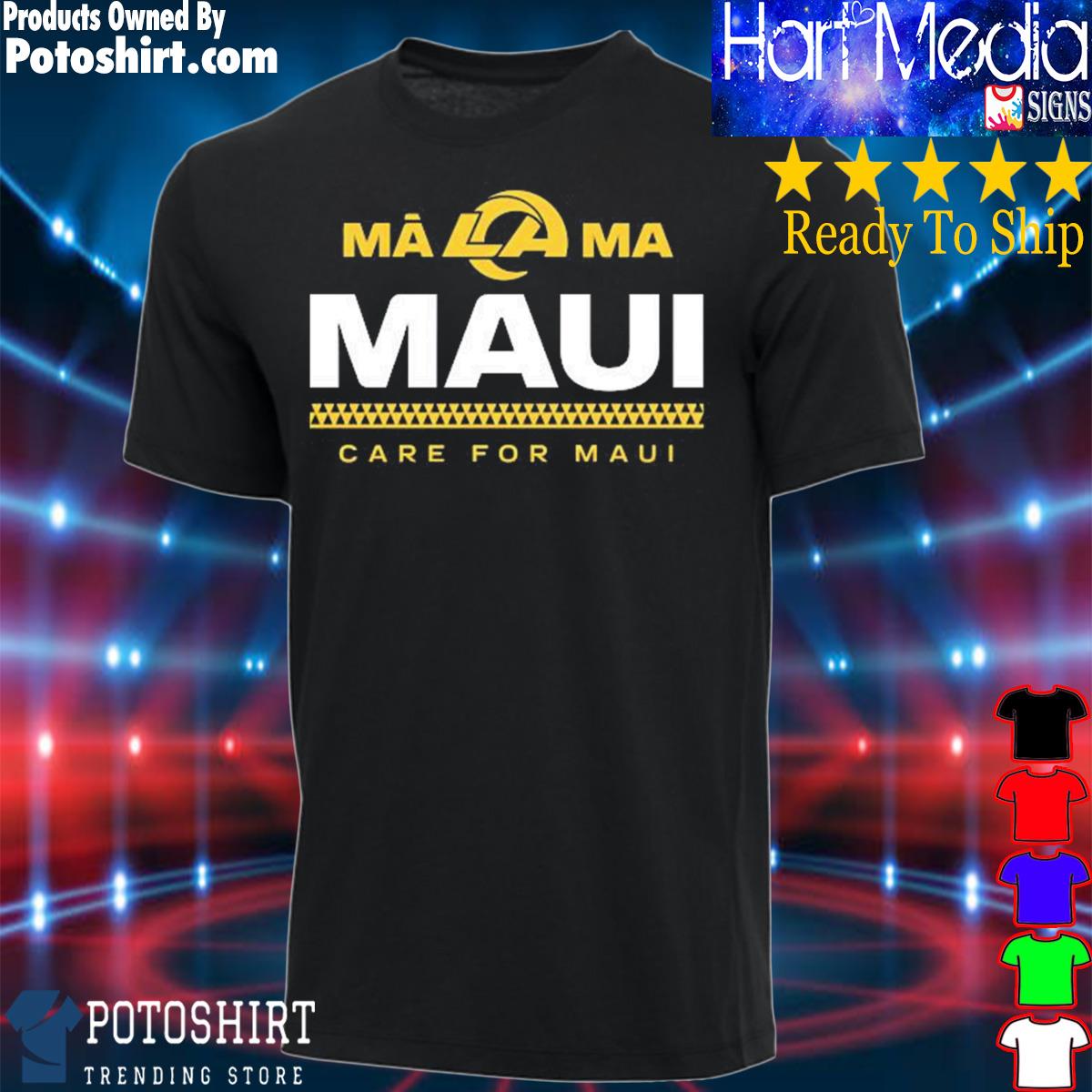 LA Rams Malama Maui Shirt