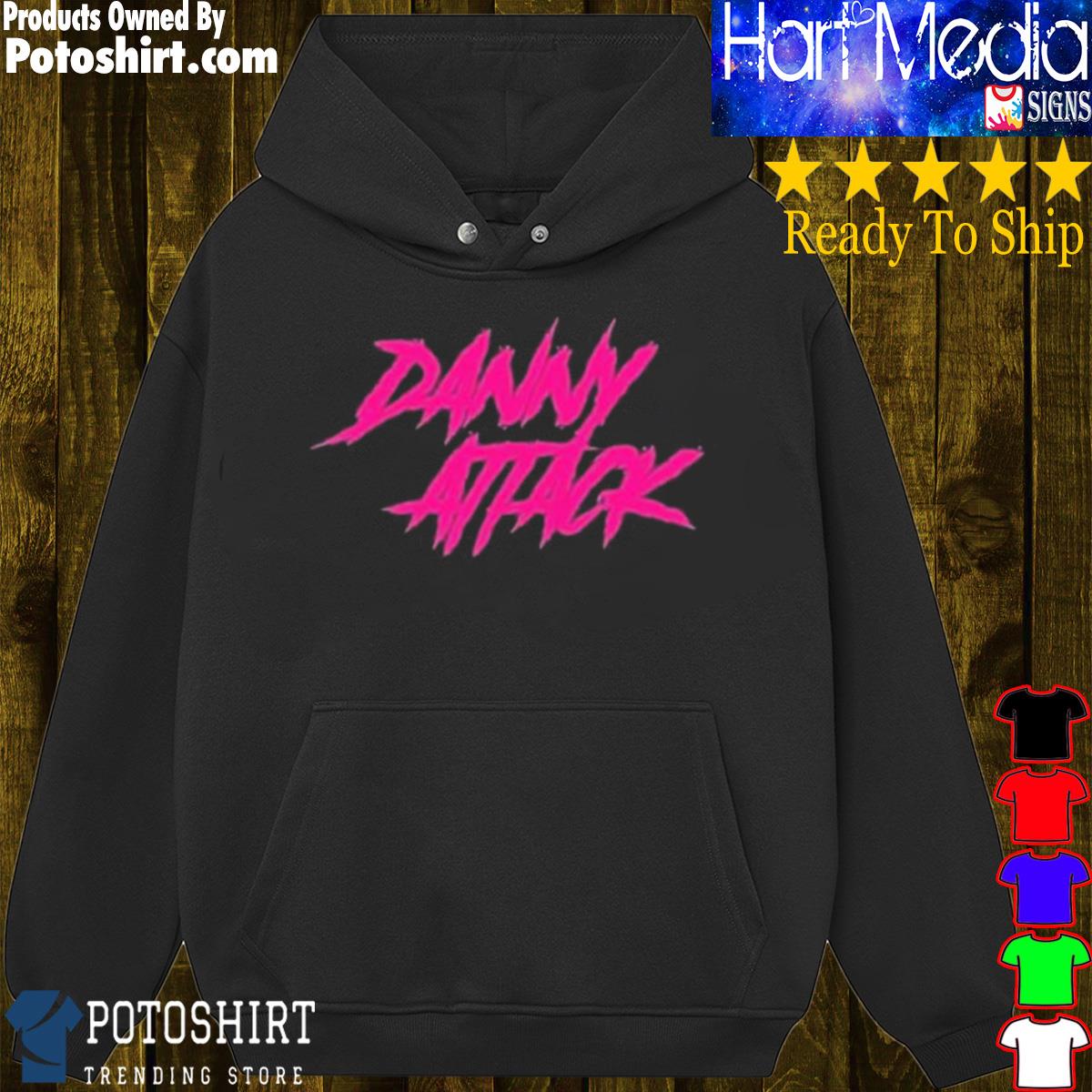 Special Pink on Black Danny Attack shirt, hoodie, sweater, long sleeve and  tank top