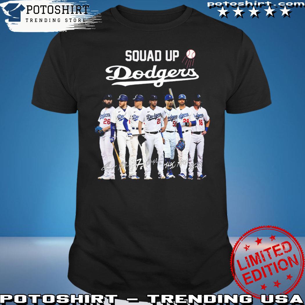 Official squad up Dodgers mlb team T-shirt, hoodie, sweater, long