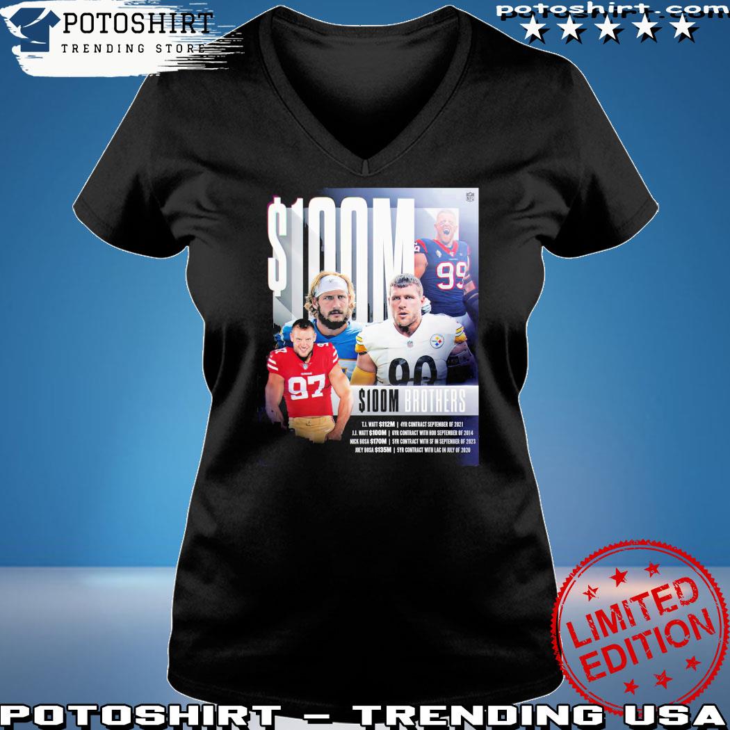 $100m Brothers Nfl T-Shirt, hoodie, sweater, long sleeve and tank top