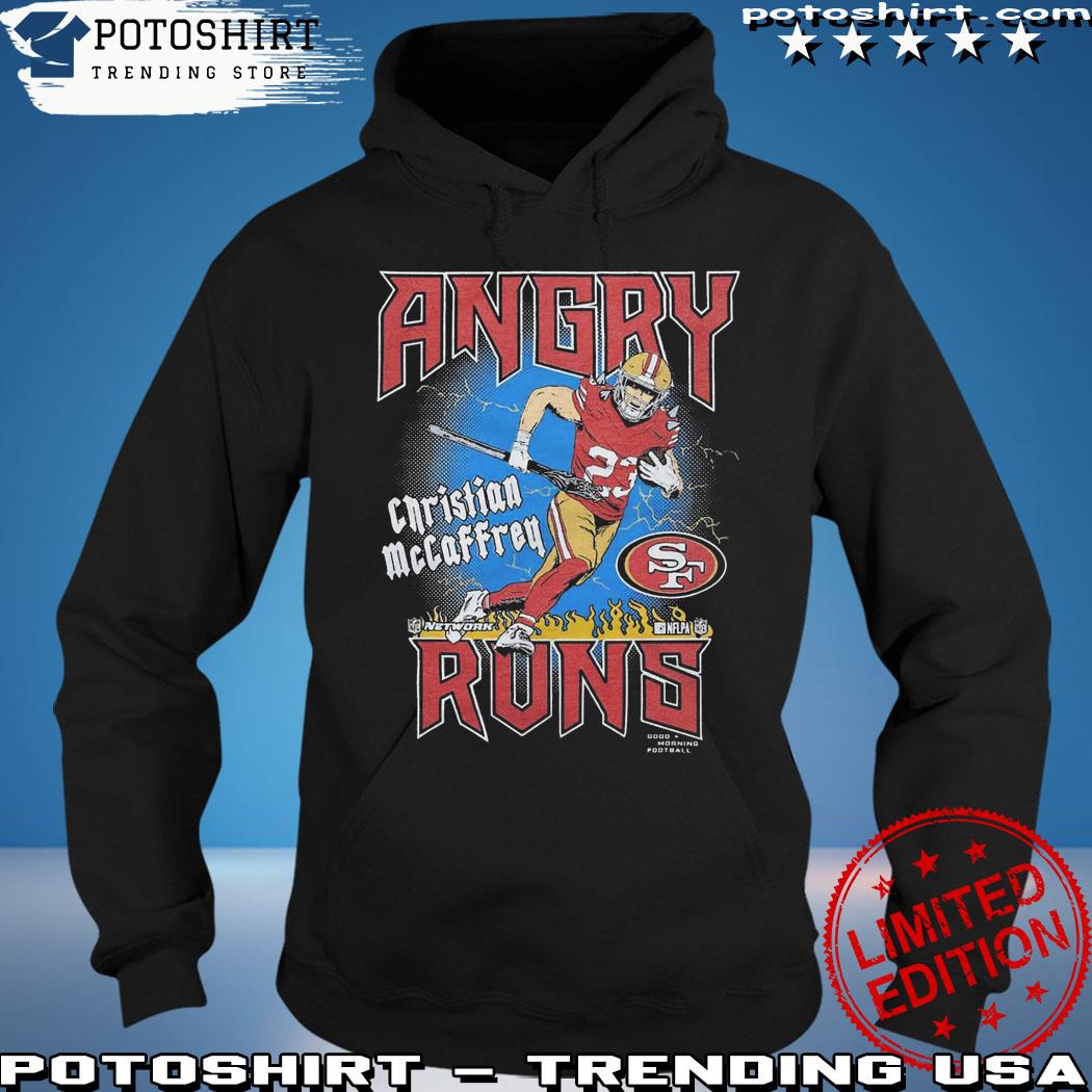 Official Angry Runs 49ers Christian McCaffrey Shirt, hoodie, sweater, long  sleeve and tank top