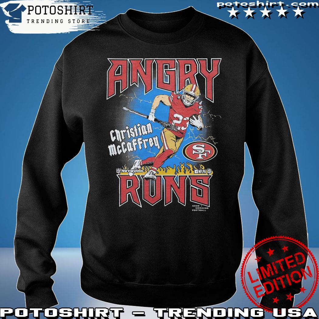 Angry Runs 49ers Christian Mccaffrey Vintage Shirts Hoodie Tank