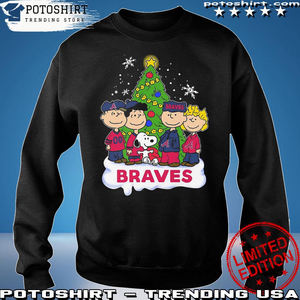Atlanta Braves Snoopy Peanuts Christmas Shirt, hoodie, sweater, long sleeve  and tank top