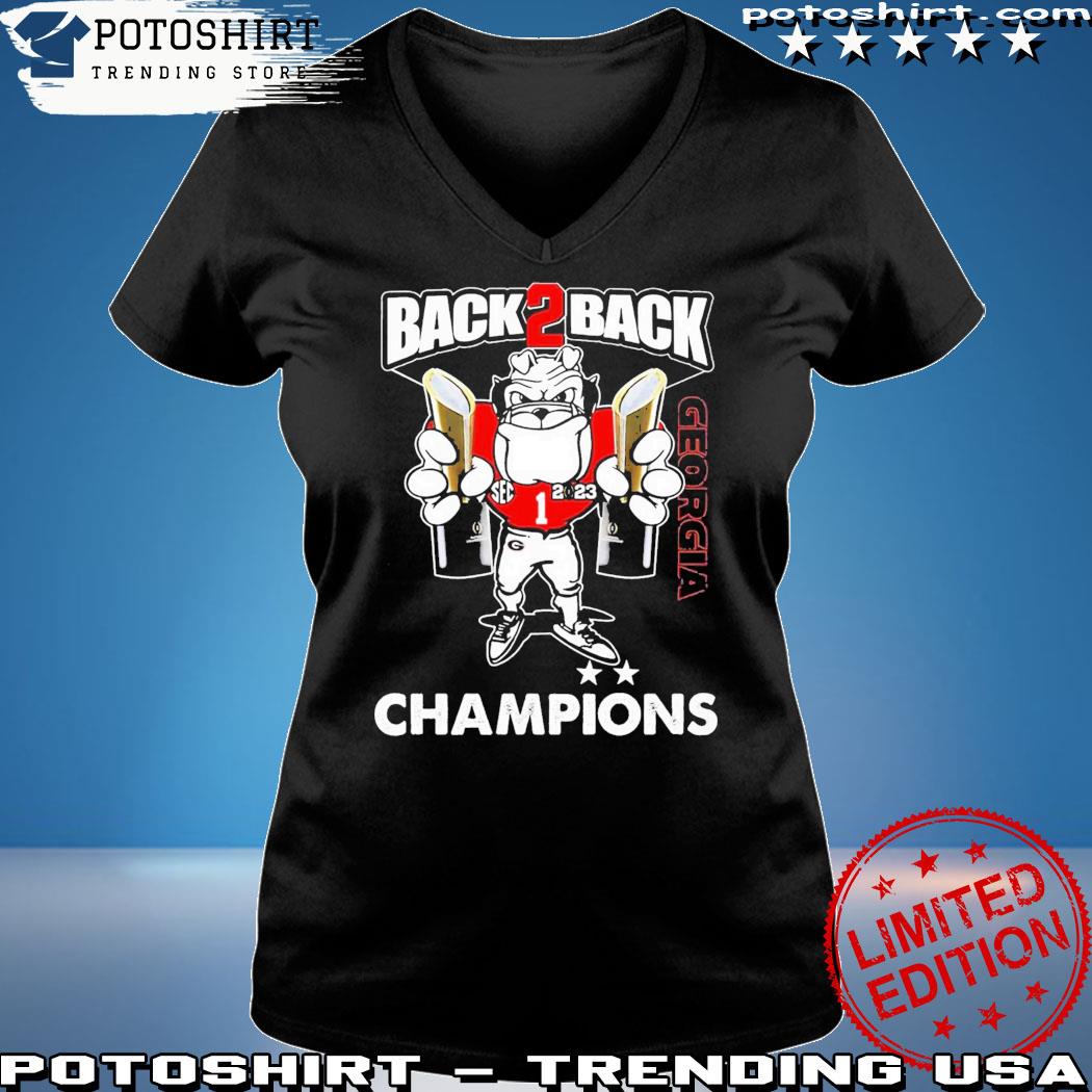 Official back 2 Back National Georgia Bulldogs Shirt, hoodie, sweater, long  sleeve and tank top