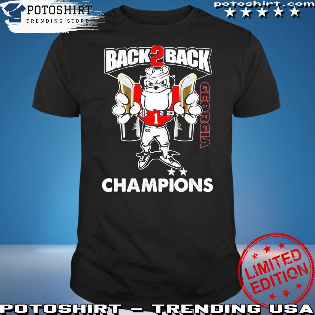 Official back 2 Back National Georgia Bulldogs Shirt, hoodie, sweater, long  sleeve and tank top