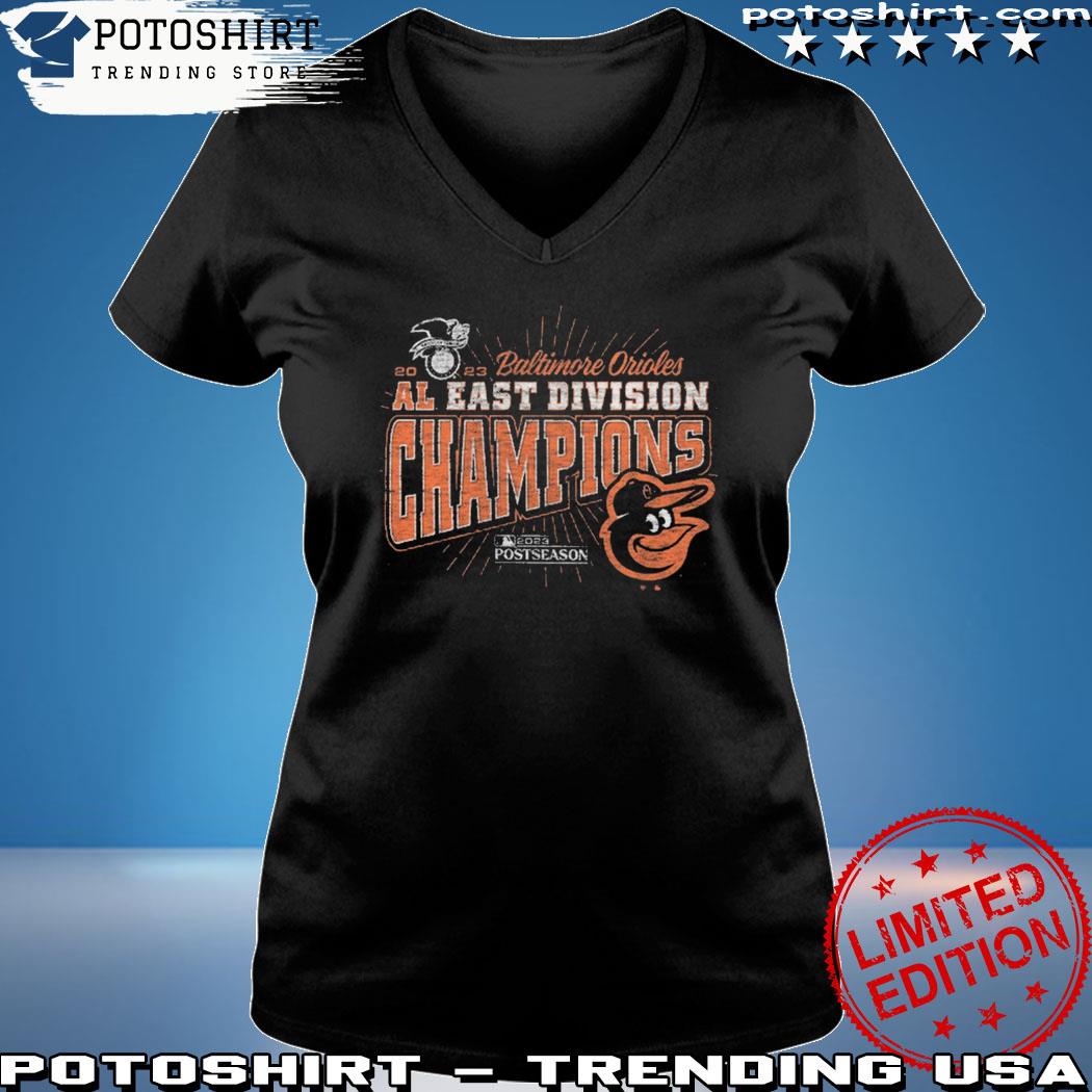 Men's '47 Black Baltimore Orioles 2023 AL East Division Champions  Distressed Franklin Long Sleeve T-Shirt