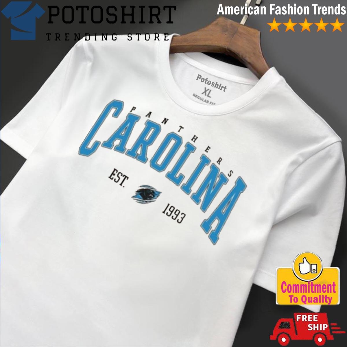 Carolina Panthers Sweatshirt Tshirt Hoodie Mens Womens Kids Est 1993  Panthers Football Shirts Nfl Carolina Panthers Schedule Game 2023 shirt,  hoodie, sweater, long sleeve and tank top