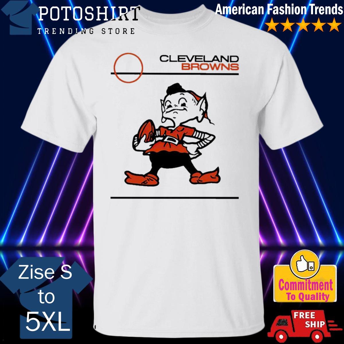 Official cleveland Browns Brownie Elf Logo T Shirts, hoodie, tank top,  sweater and long sleeve t-shirt