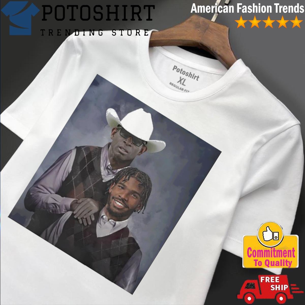 Eletees Deion Sanders and Shedeur Sanders Step Brothers Shirt