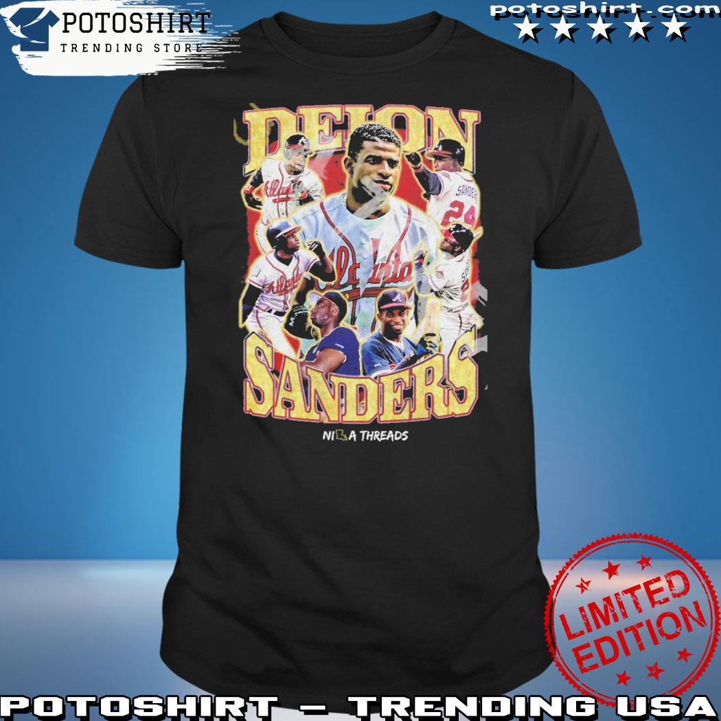 deion sanders t shirt vintage