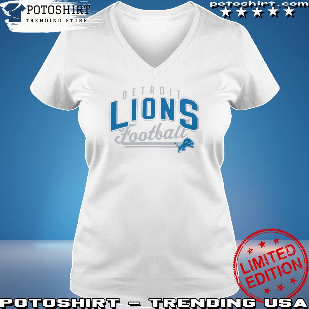 Men's Starter Gray Detroit Lions Word Graphic T-Shirt