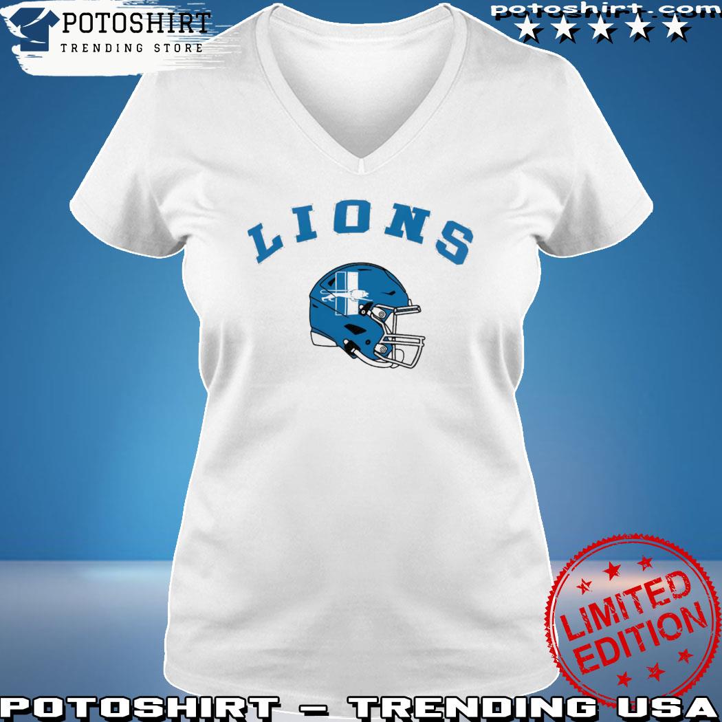 New Shop Detroit Lions Helmet Retro T Shirt