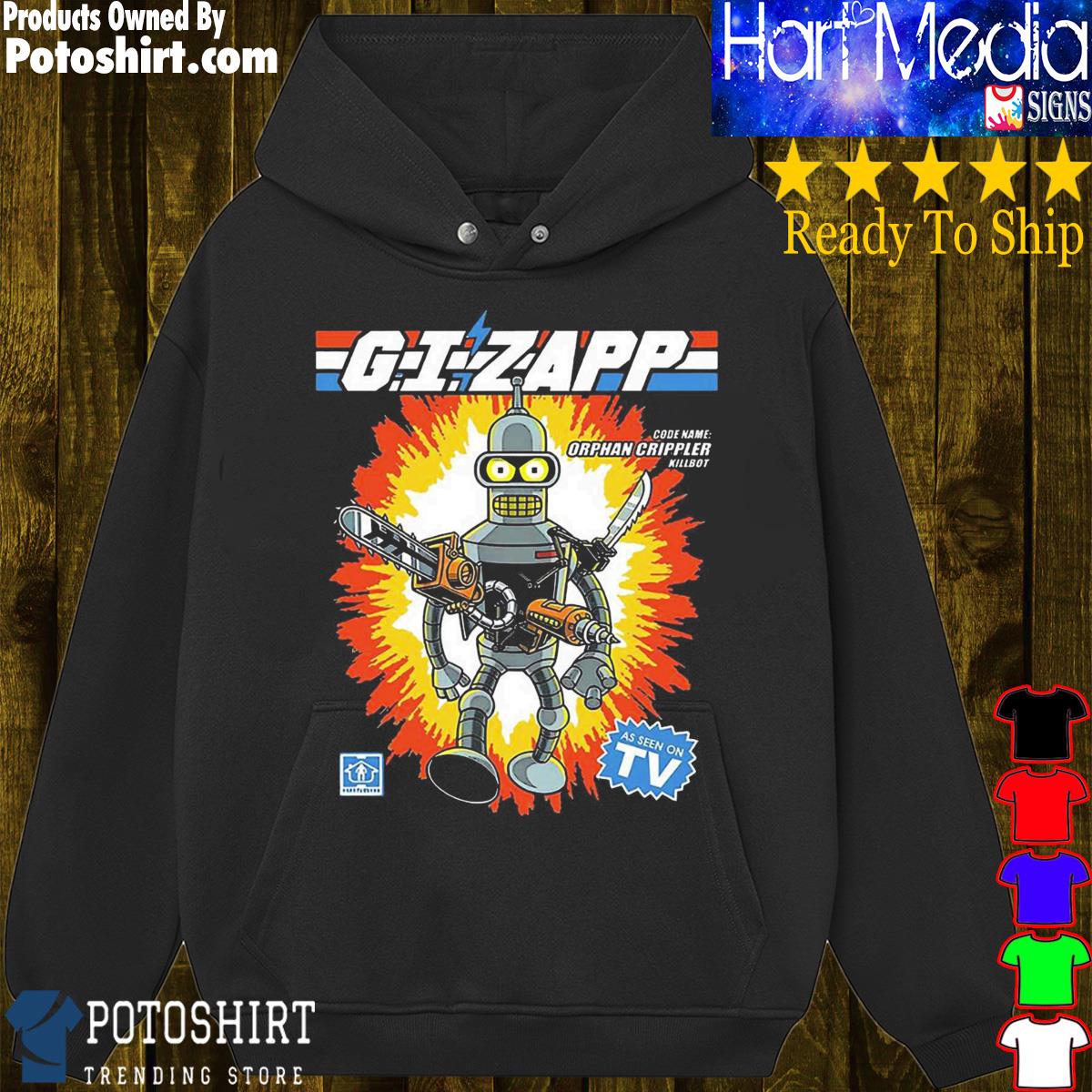 Gizapp Orphan Crippler Shirt hoodie