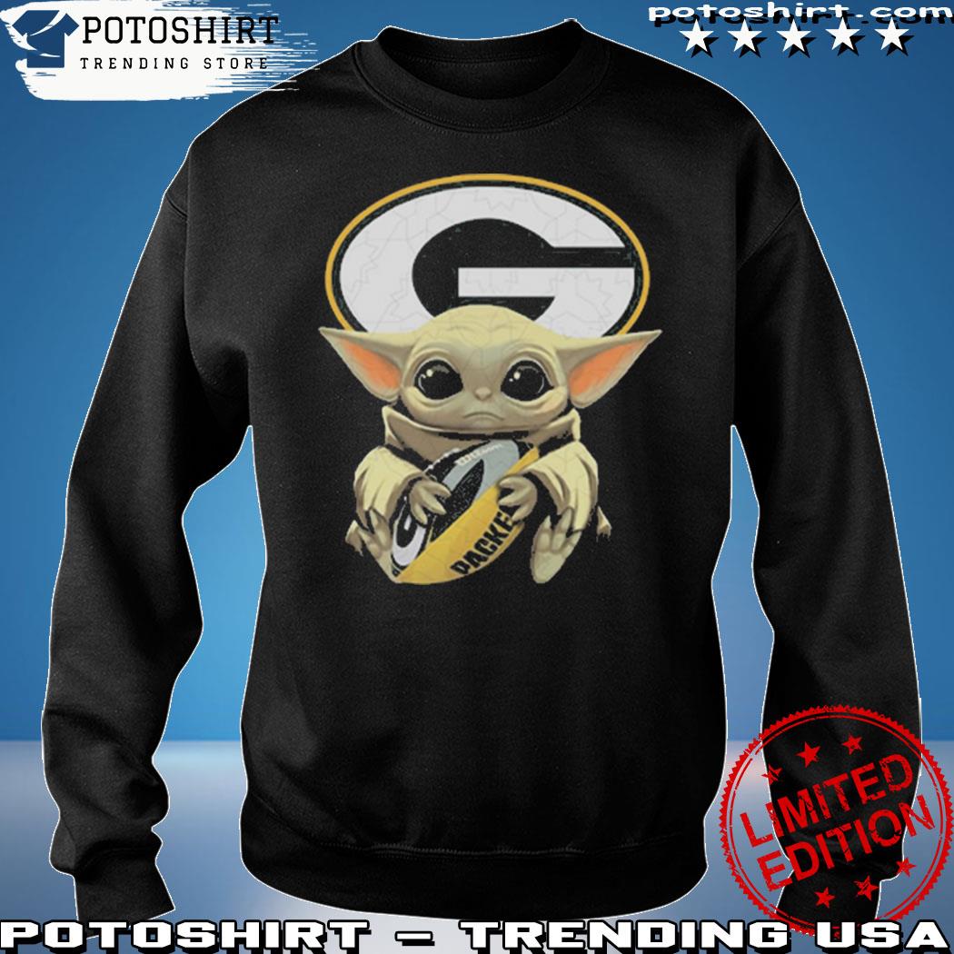 Gnome and Baby Yoda Green Bay Packers St Patrick's Day shirt,Sweater,  Hoodie, And Long Sleeved, Ladies, Tank Top