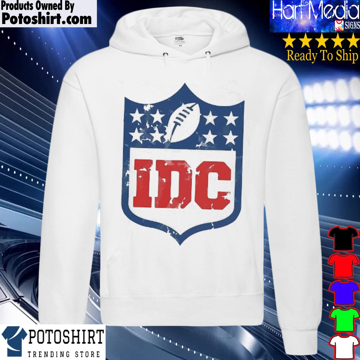 IDC NFL inspired game day superbowl / football - unisex sweatshirt