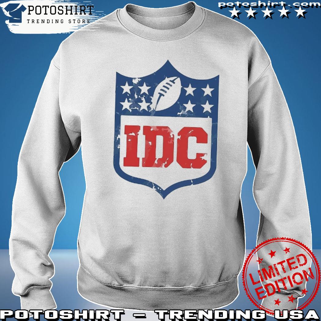 I Dont Care Football Shirt Sweatshirt IDC Shirt American Football Shirt  Football Shirt, hoodie, sweater, long sleeve and tank top
