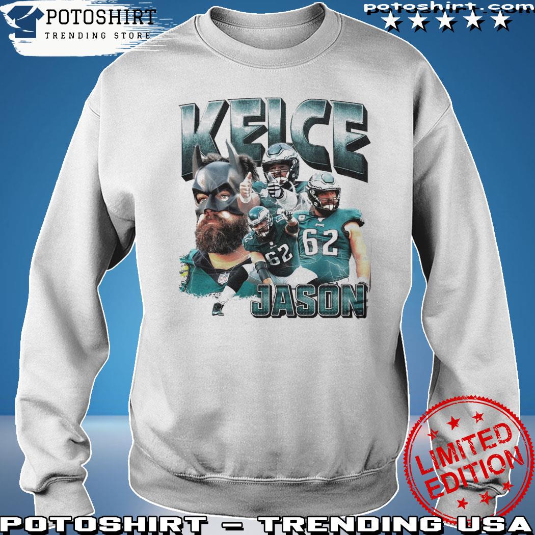 Jason Kelce Shirt Vintage 90s Center Homage Retro Classic Graphic Best  Seller Sport Sweatshirt Hoodie Gift - Trendingnowe