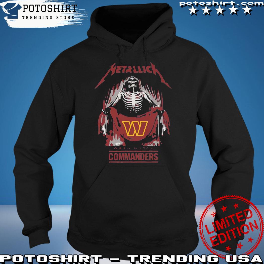 Metallica Collab Washington Commanders T-shirt - Shibtee Clothing