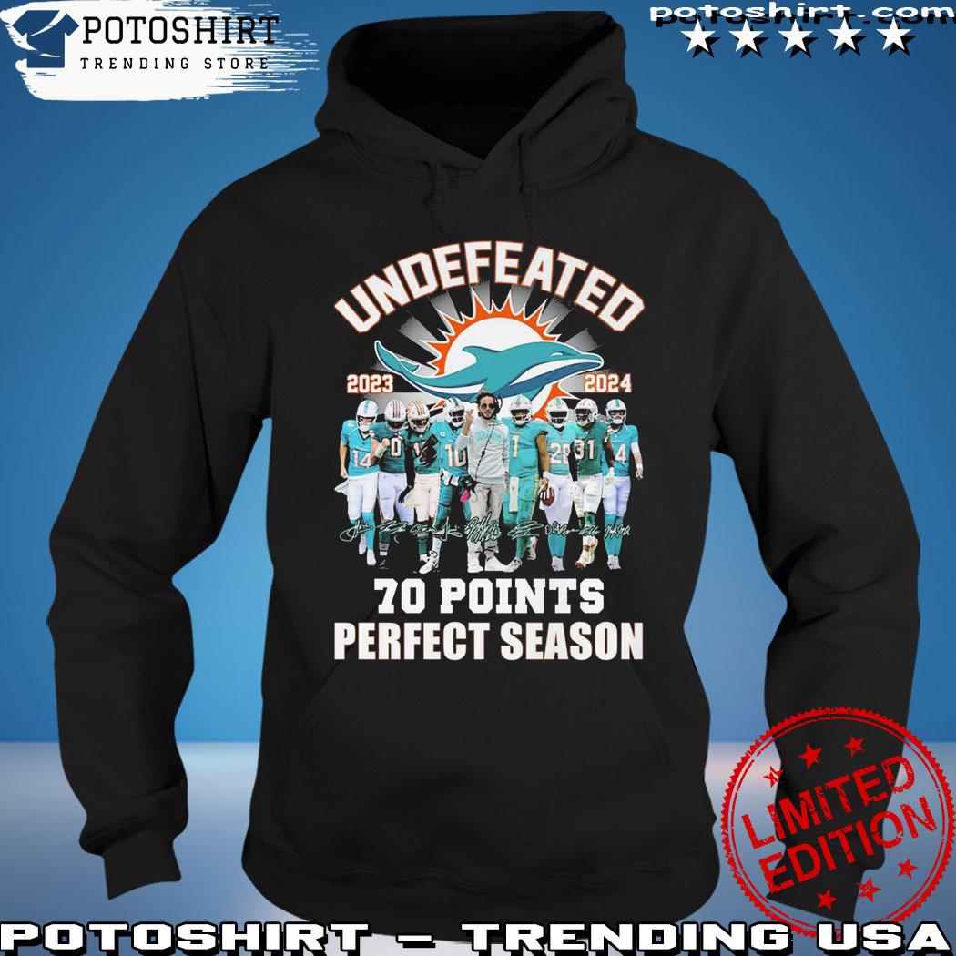 Miami Dolphins undefeated 2023 2024 70 points perfect season