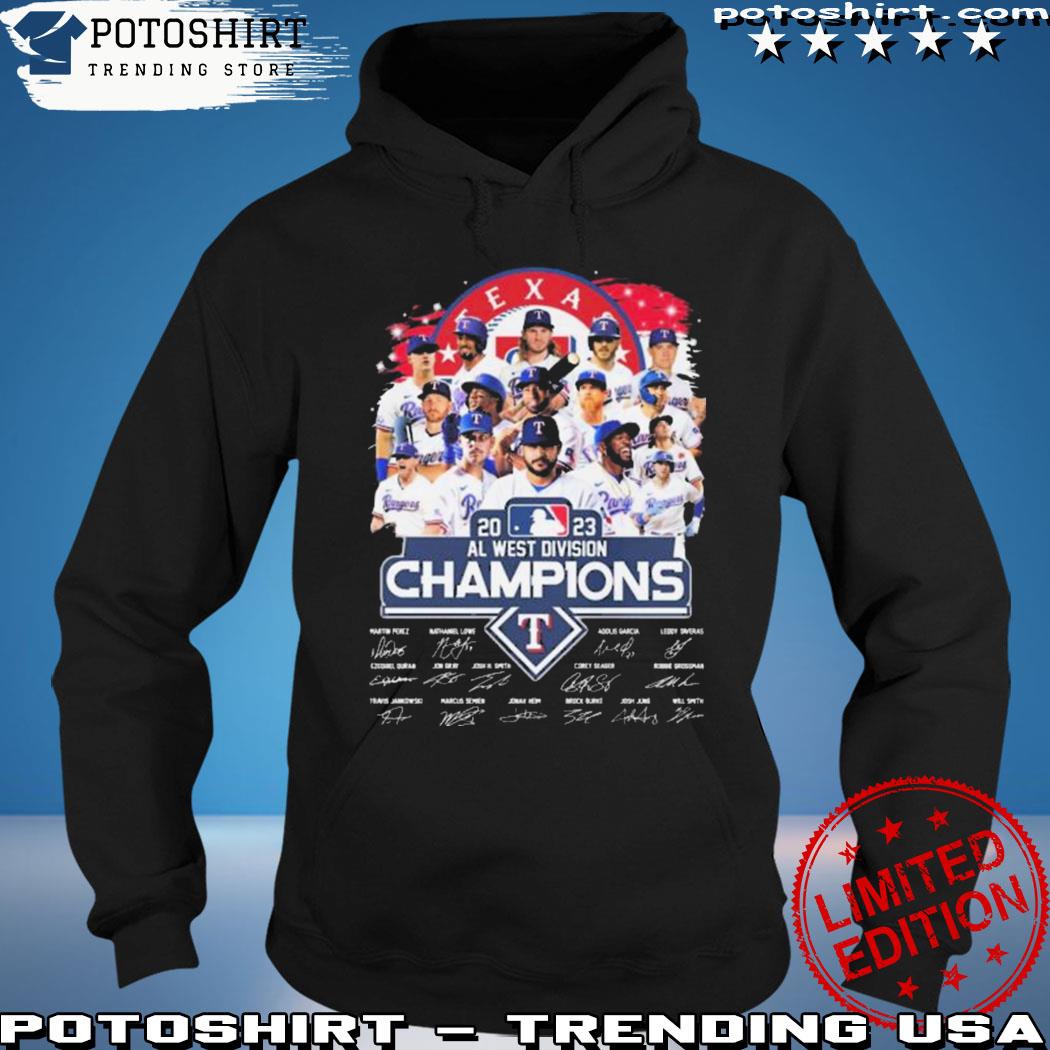 Texas Rangers 2023 AL West Division Champions Shirt, hoodie