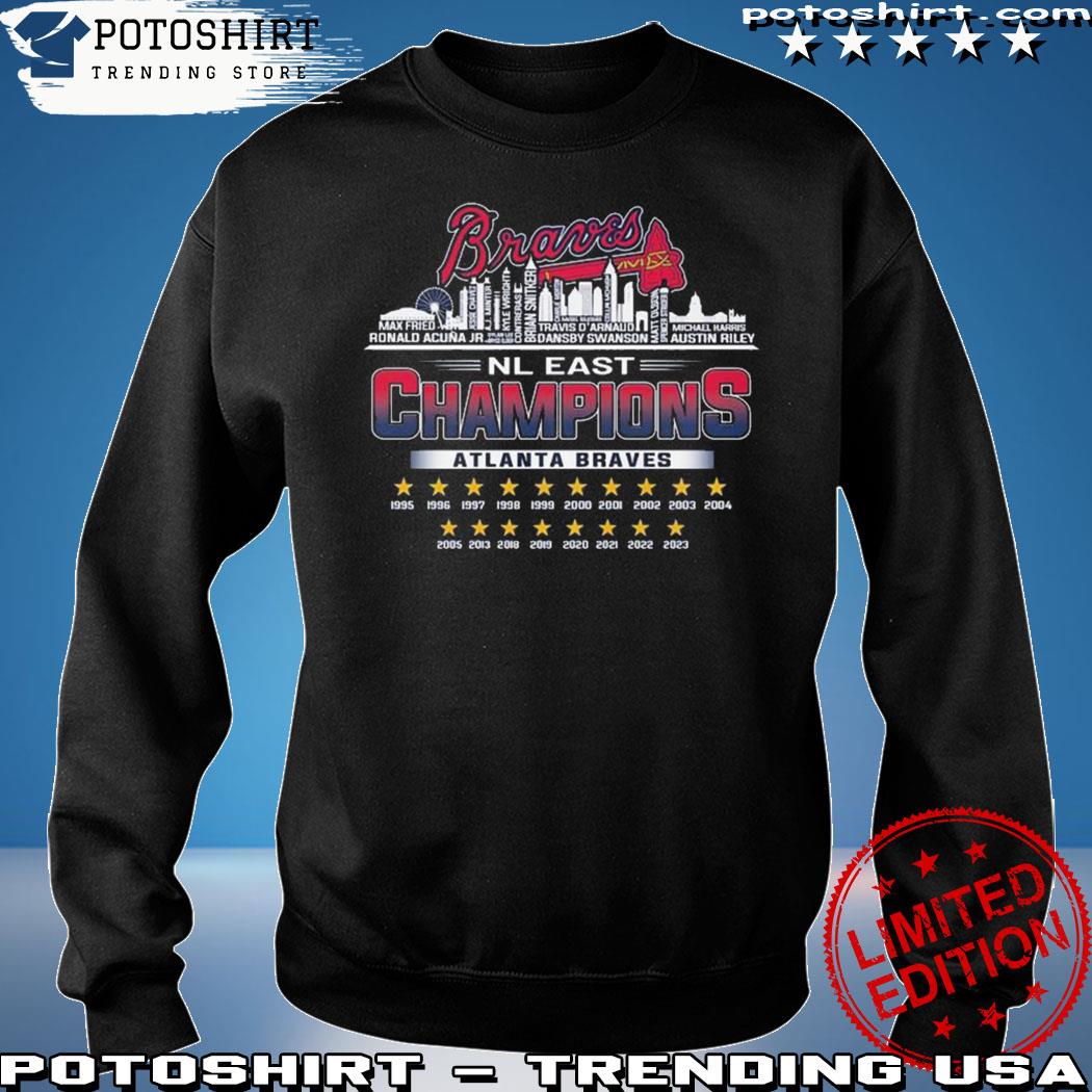 Atlanta Braves Skyline Players Name Nl East Champions 2023 Shirt
