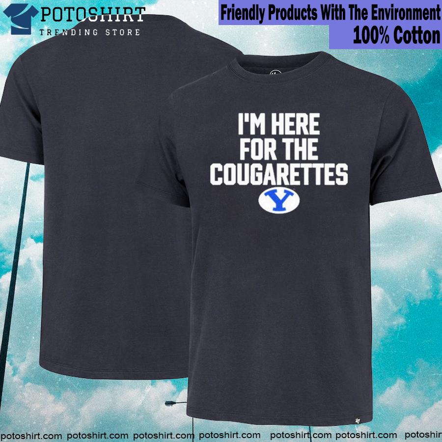 Official benjamin criddle byu I'm here for the cougarettes shirt
