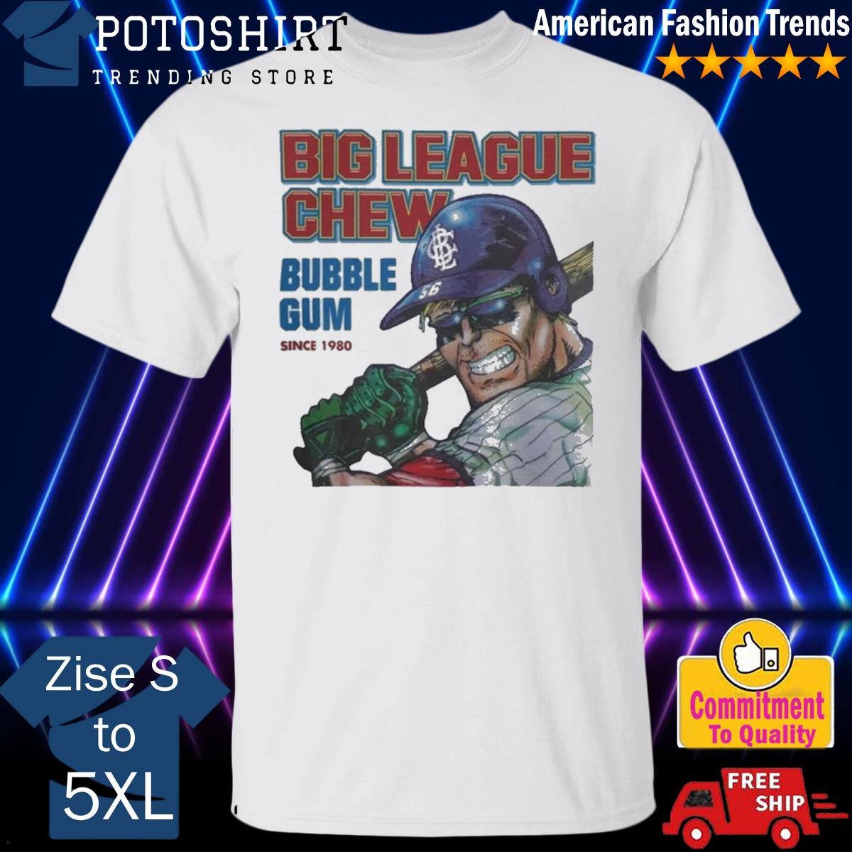 Official big league chew bubble gum since 1980 vintage shirt, hoodie,  sweater, long sleeve and tank top