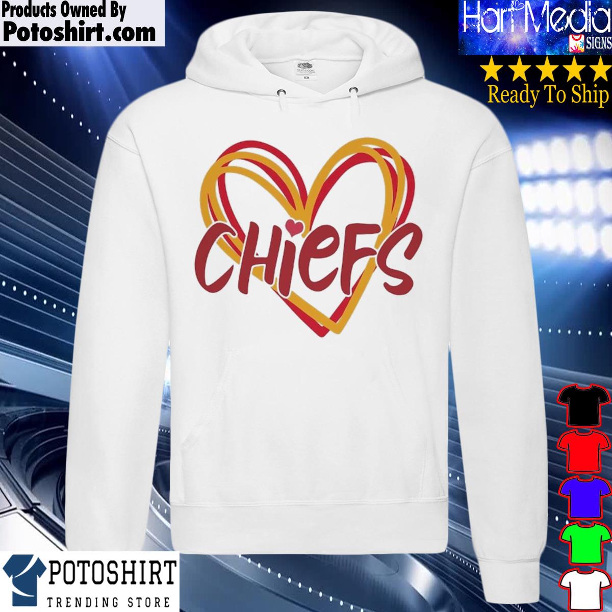 Chiefs Shirt KC Chiefs Heart Love Shirt Chiefs T Shirt Love Heart