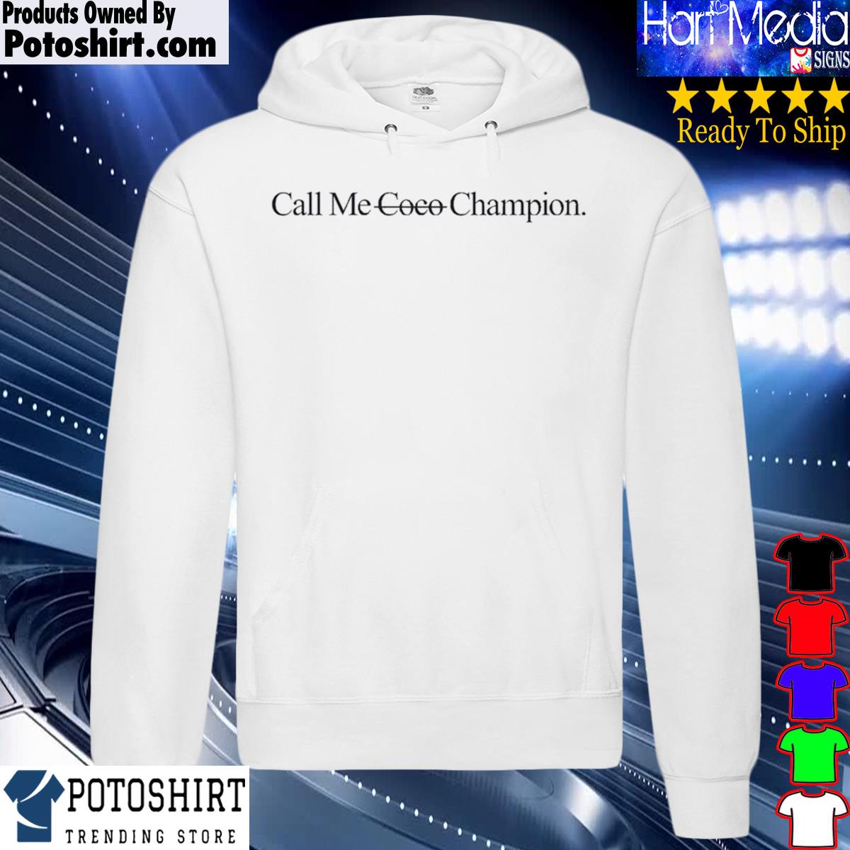 Official coco Gauff Call Me Coco Champion US Open Champion Tshirt Minimalist Unisex Ts hoodie
