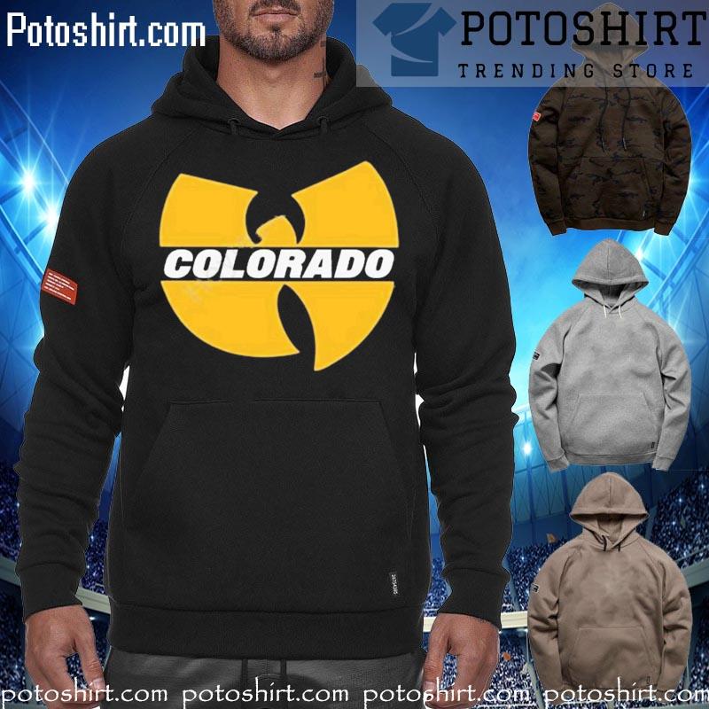 Official colorado Buffaloes Football Colorado X Wutang Shirt hoodiess