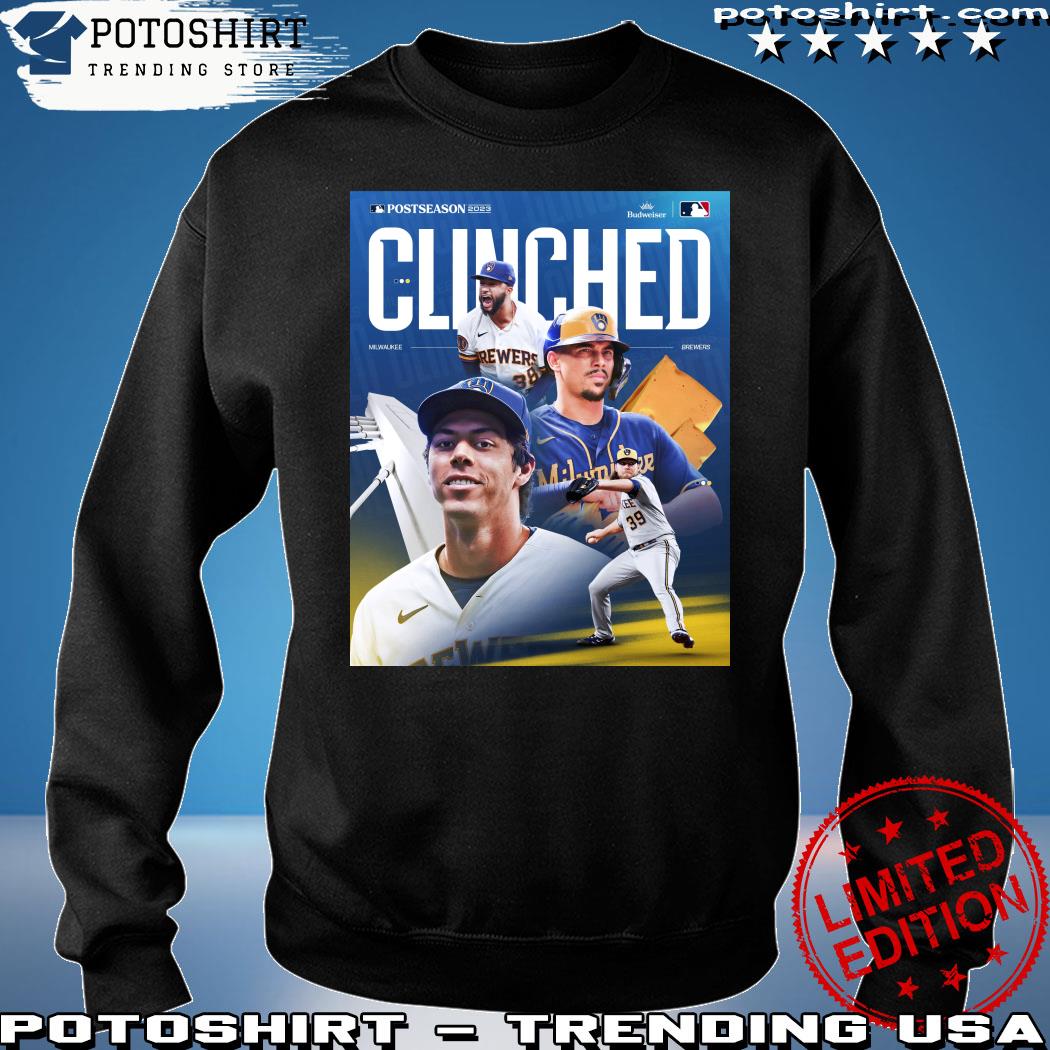 Official congratulations Milwaukee Brewers Clinched Postseason 2023 MLB  Milwaukee Brewers Clinched T-Shirt, hoodie, sweater, long sleeve and tank  top