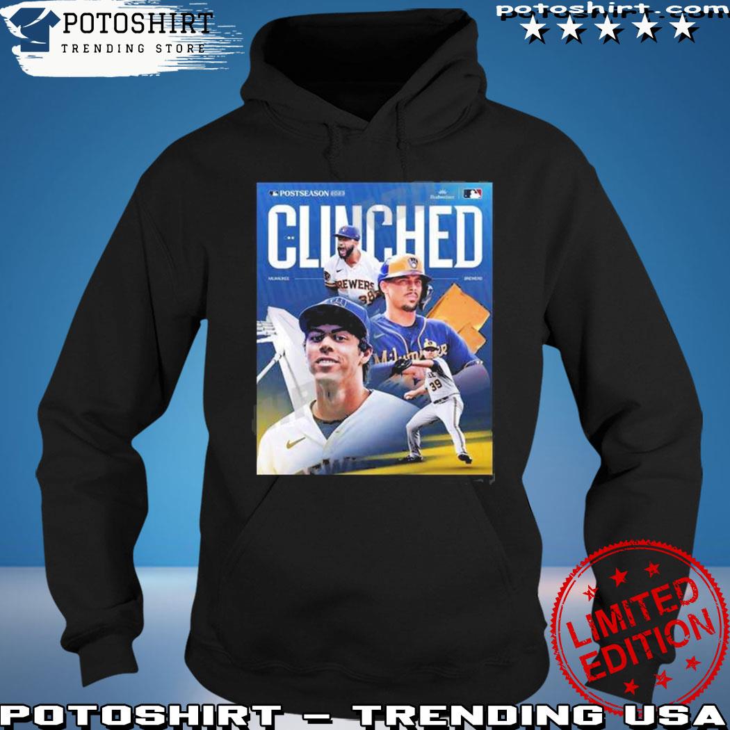 Official congratulations Milwaukee Brewers Clinched Postseason 2023 MLB T- Shirt, hoodie, sweater, long sleeve and tank top