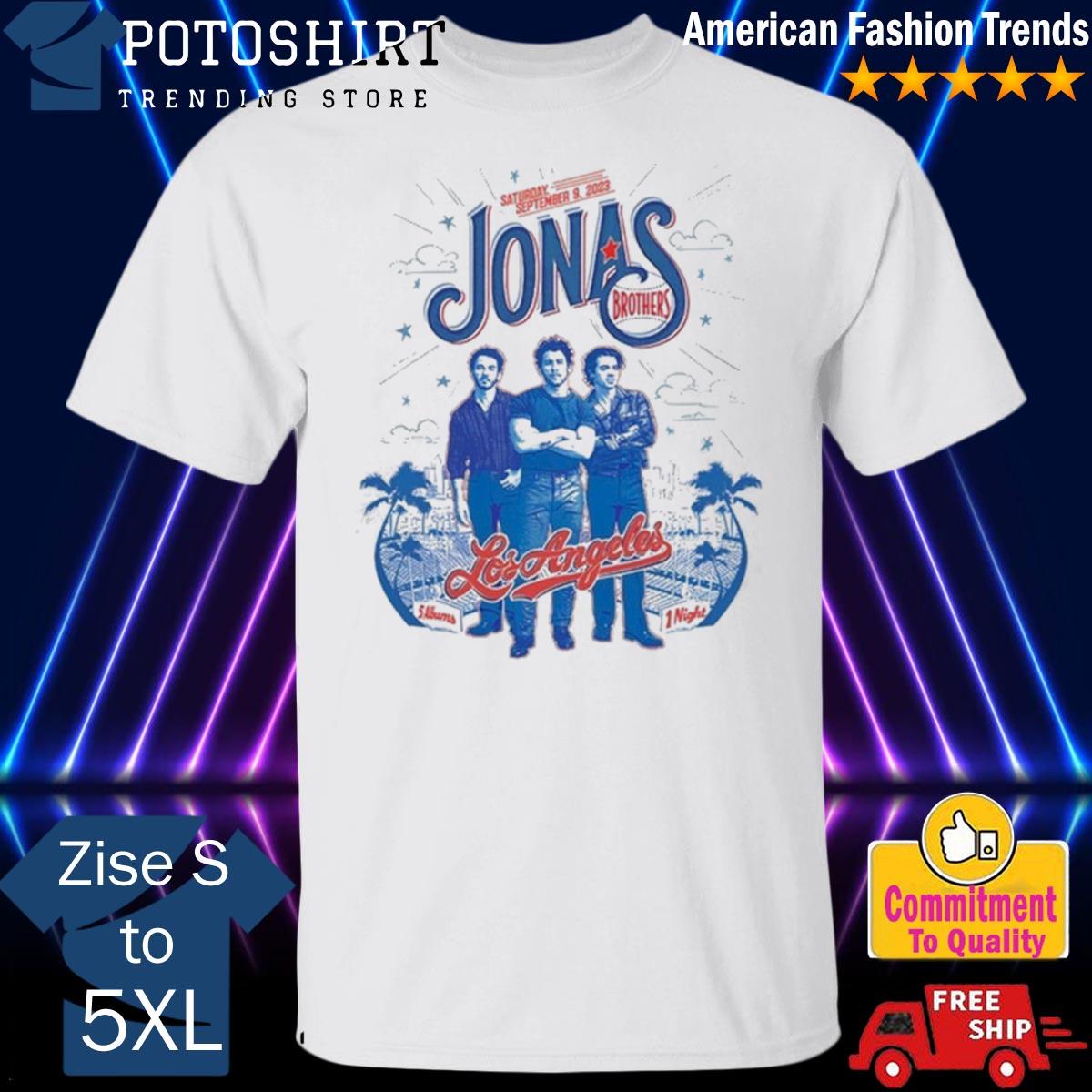Official jonas brothers los angeles shirt