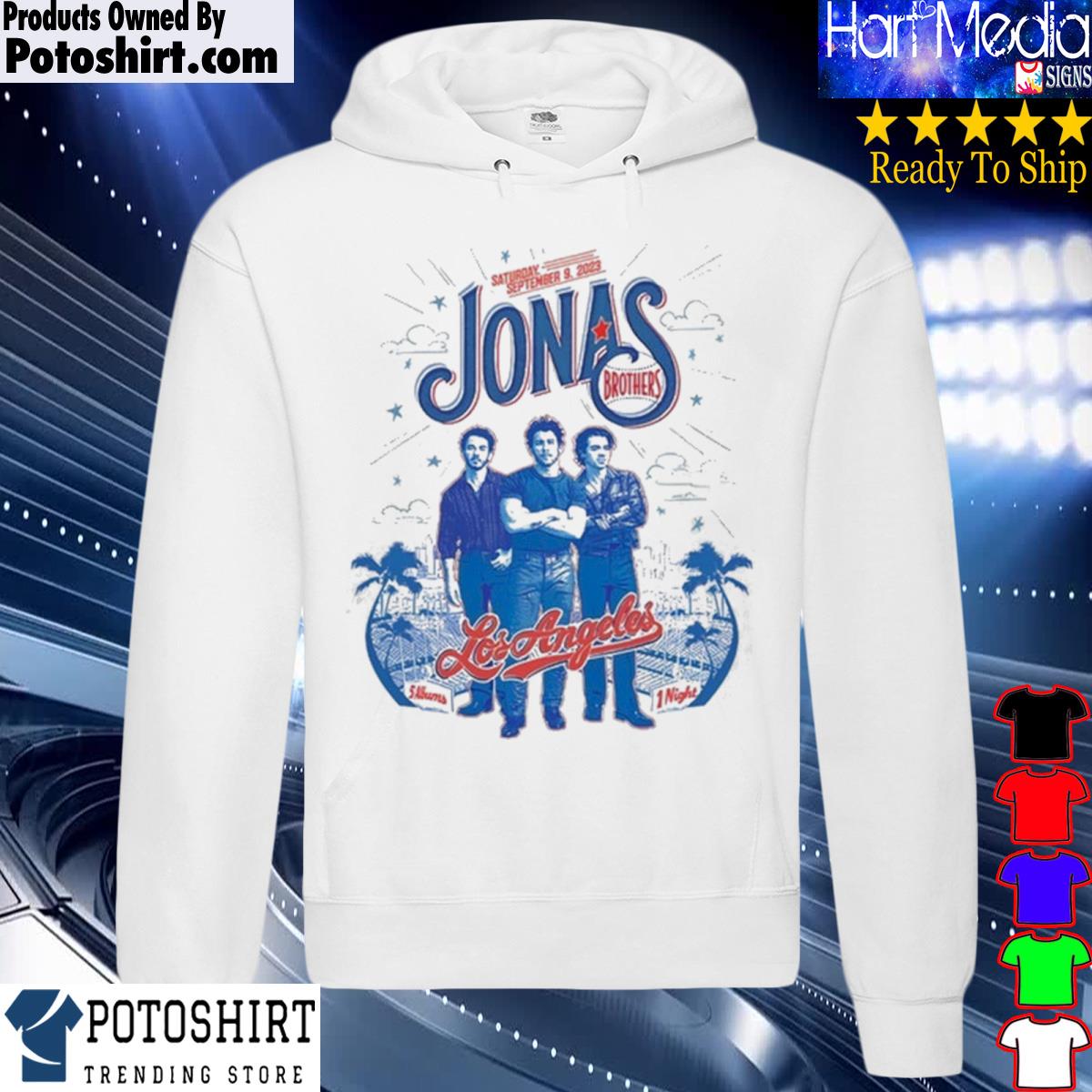 Official jonas brothers los angeles s hoodie