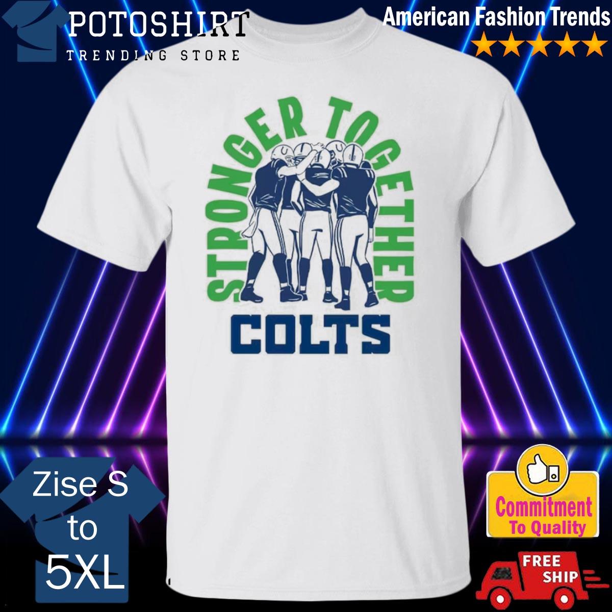 Indianapolis Colts Kicking The Stigma Stronger Together Colts T-Shirt,  hoodie, sweater, long sleeve and tank top