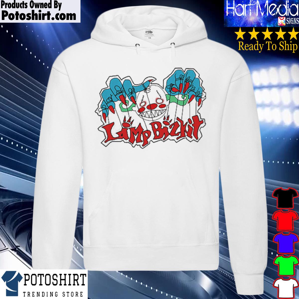 Official limp Bizkit Scary Clown T-Shirt hoodie