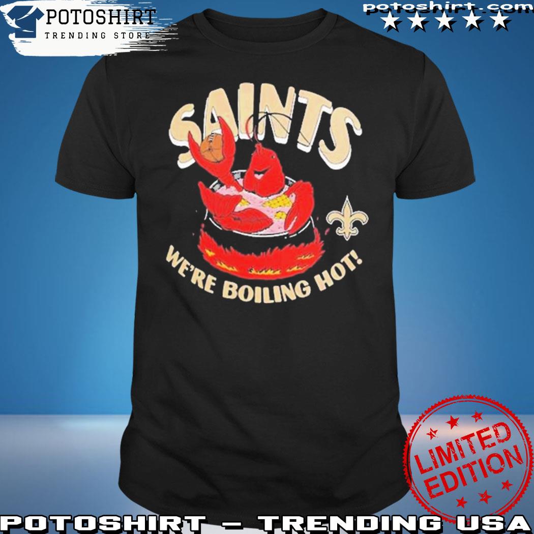 New Orleans Saints T-Shirt - White Stripped Long Sleeve Tee