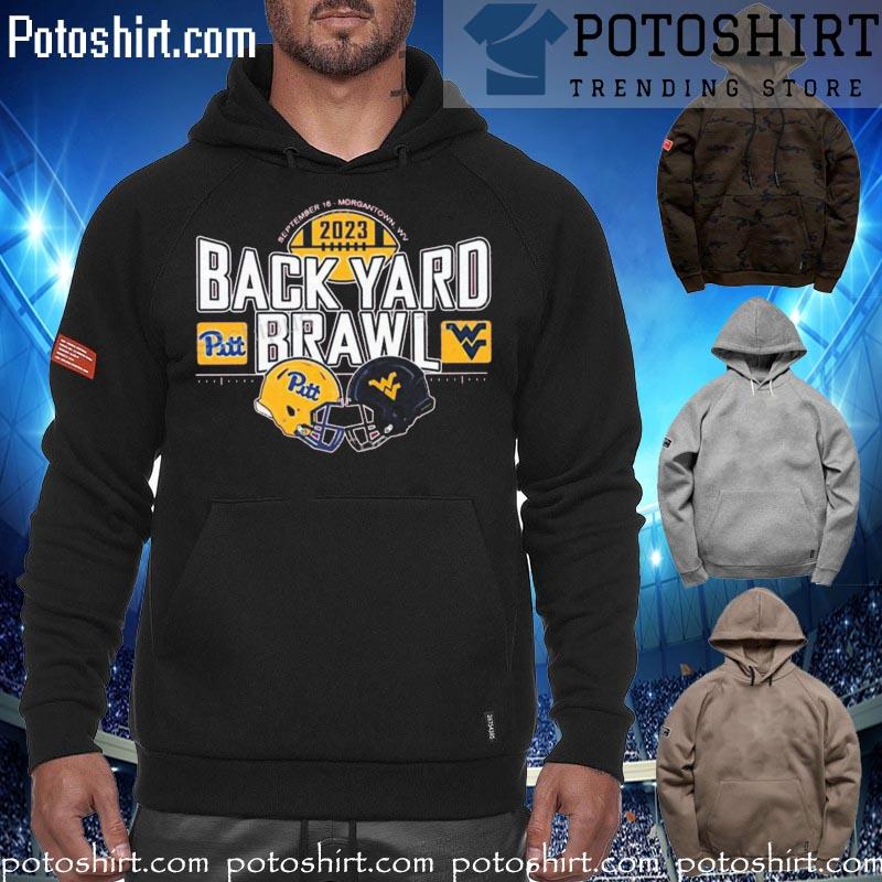 Official pittsburgh panthers vs west Virginia mountaineers 2023 backyard brawl s hoodiess