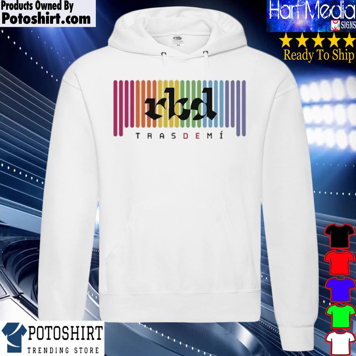 Official rebelde trasdemI colors s hoodie