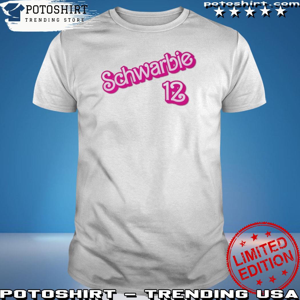 Schwarbie 12 Pink Shirt Phillies Kyle Schwarber - High-Quality Printed Brand