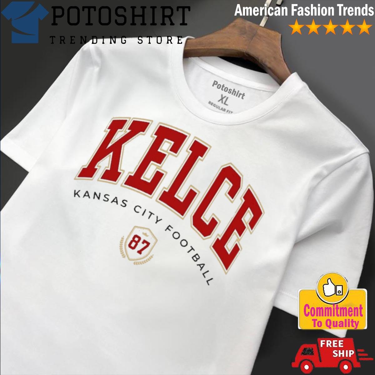 Travis Kelce Shirt Travis Kelce Football Hoodie Travis Kelce Sweatshirt  Football Fan T Shirt Gift For Girlfriend Wife Kansas City - Trendingnowe