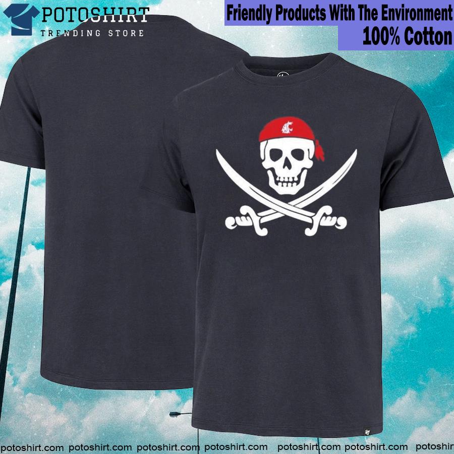 Official wSU Pirate Shirt Washington State Pirate Shirt Wsu Golf Pirate Skull Shirt Sweatshirt Hoodie