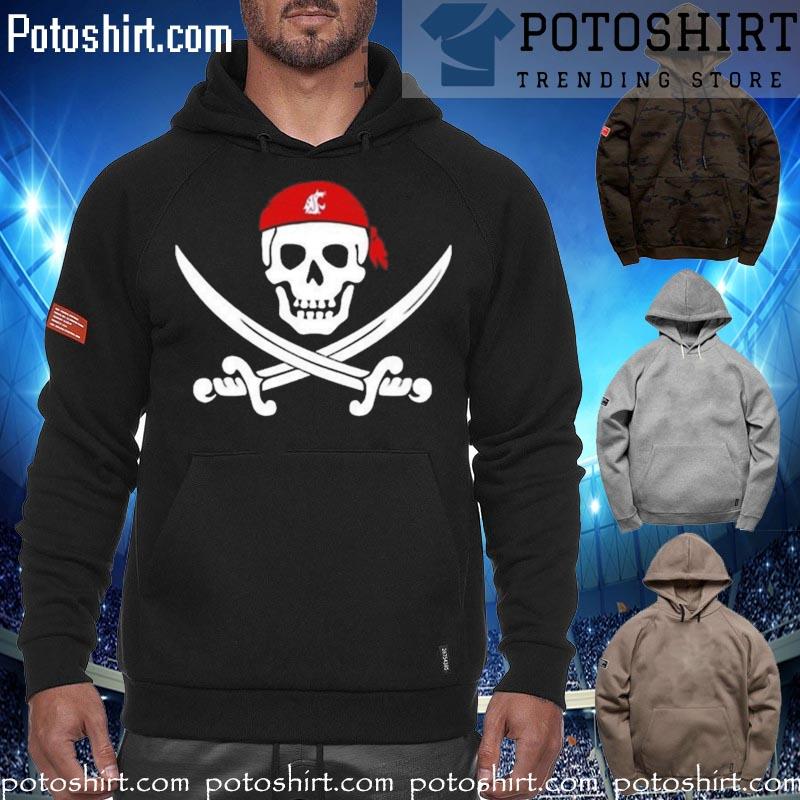 Official wSU Pirate Shirt Washington State Pirate Shirt Wsu Golf Pirate Skull Shirt Sweatshirt Hoodie hoodiess