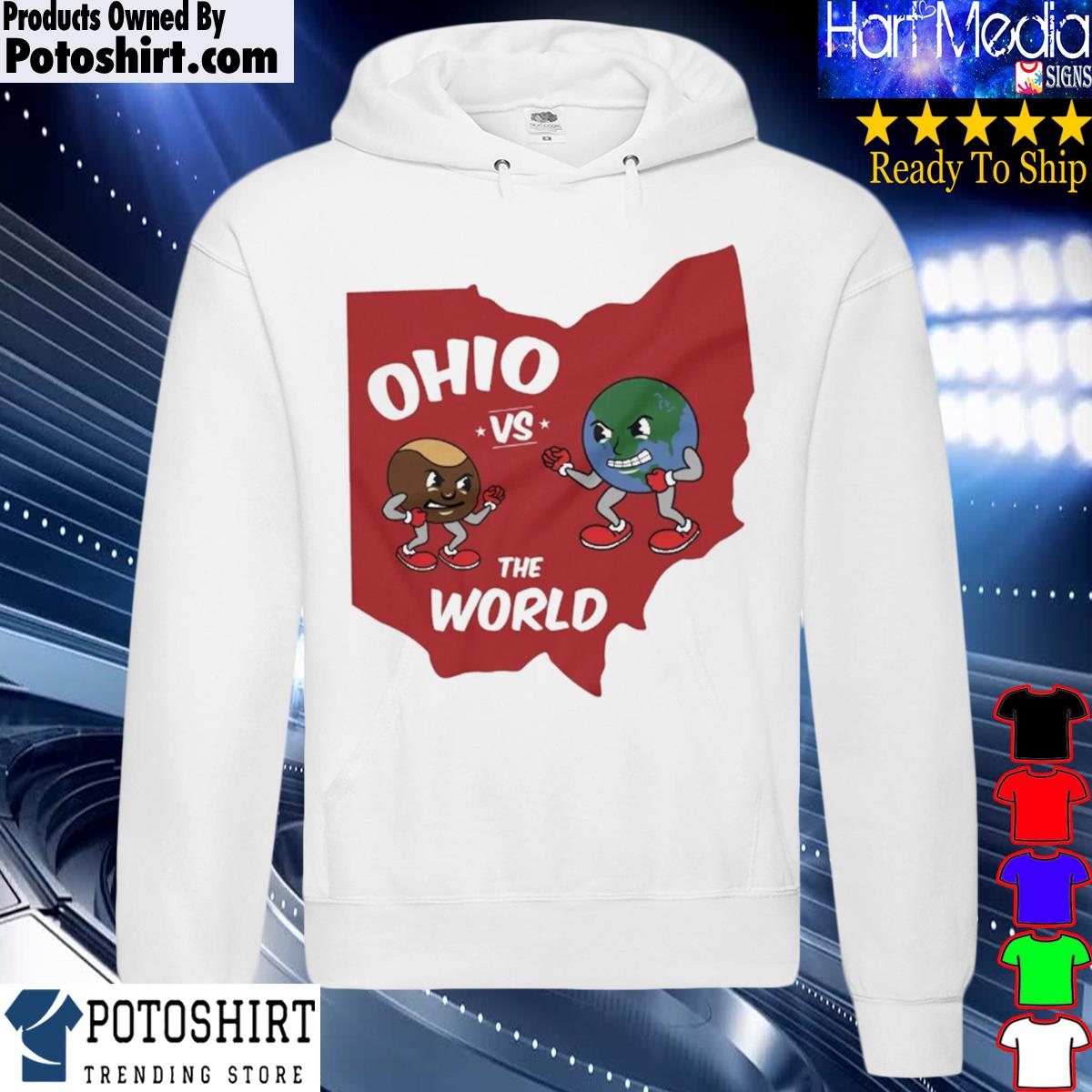 Official ohio against the world funny Ohio brutus shirt, hoodie