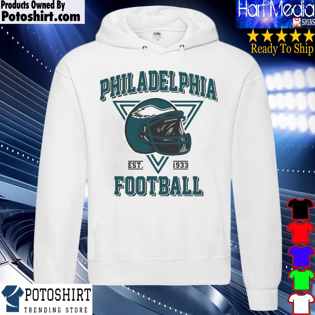 Retro Philadelphia Football Sweatshirt Eagles 1933 Shirt - Best