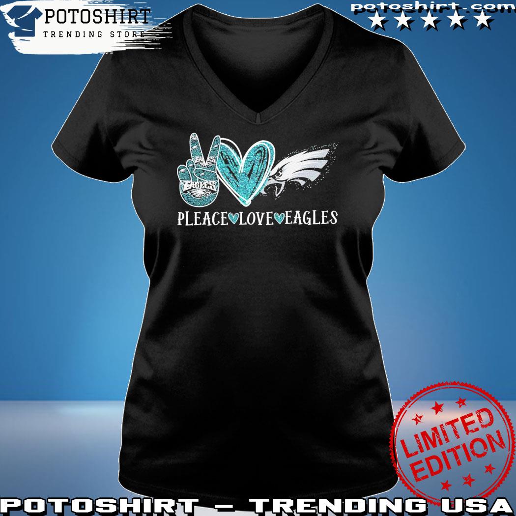 Peace Love Philadelphia Eagles T-Shirt For Women