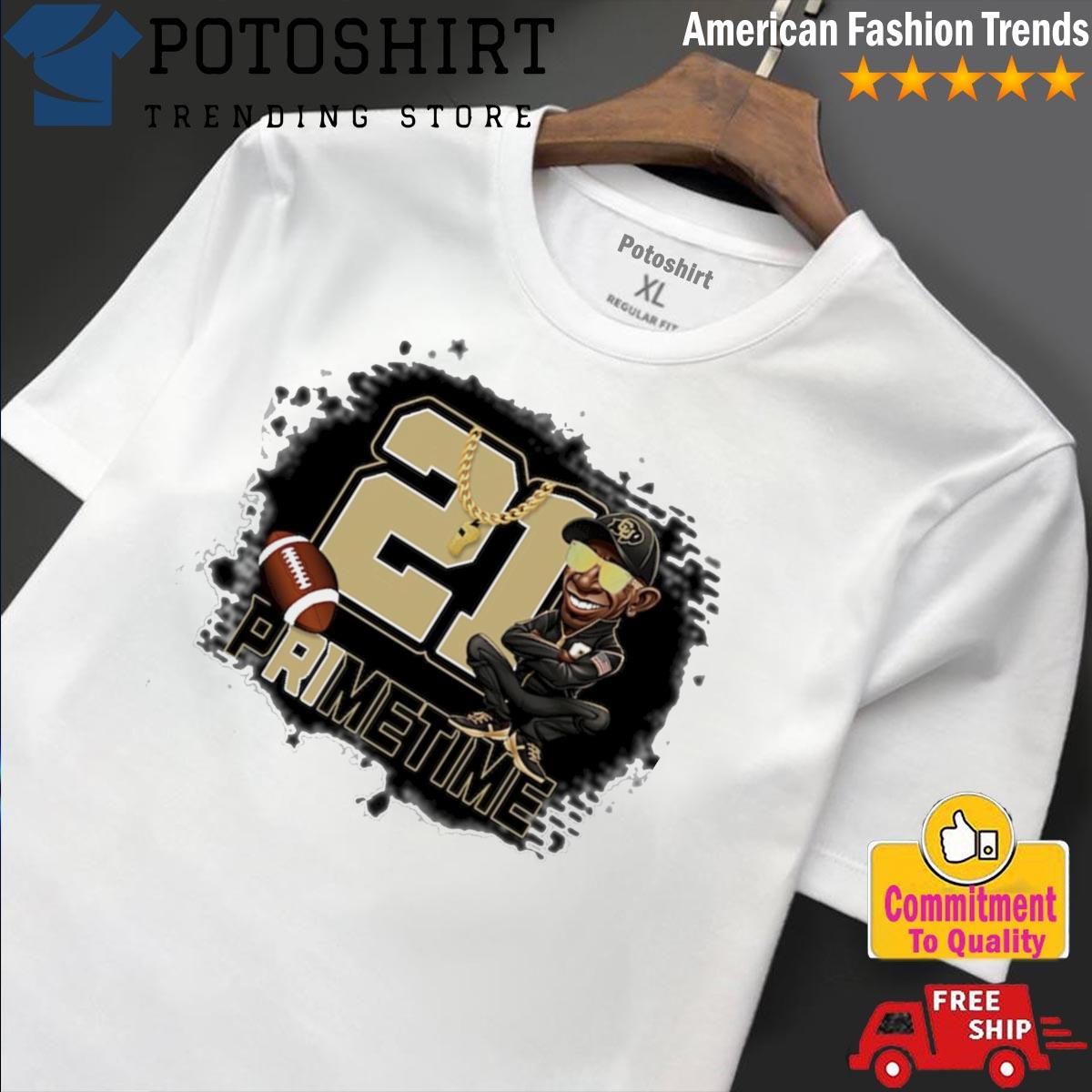 Deion sanders American football coach and former 49ers prime time T-Shirt,  hoodie, sweater, long sleeve and tank top