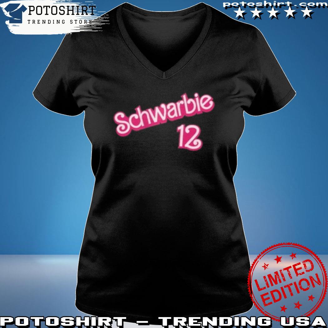 Schwarbie Shirt Phillies Barbie Inspired T Shirt Kyle Schwarber Phillies  Shirt, hoodie, sweater, long sleeve and tank top